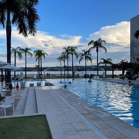 Estiloso Flat Brisas Do Lago Com Terraco Brasilia Exterior photo